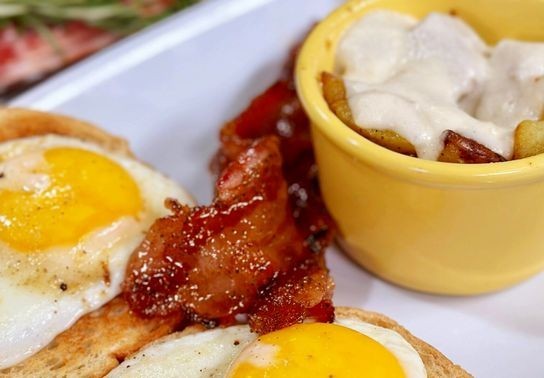 Image for story: Cooking with Chef Bryan - Breakfast Bonanza: Potatoes, Candied Bacon and Eggs