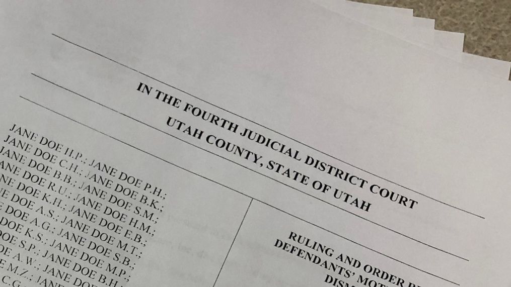 Court documents show the civil case filed with more than 100 defendants against a Provo OB/GYN, that was dismissed in late September, 2022 (KUTV).