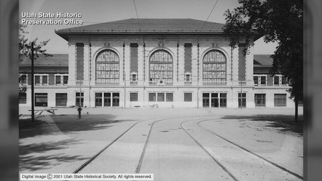 This file photo courtesy of the Utah Historical Society shows the Rio Grande Depot, the hub of rail activity, in Salt Lake City.{&nbsp;}The Salt Lake County Council non-unanimously voted to back a citizen-led proposal that would put miles of railroad tracks spanning 75 acres below ground level, connecting the lines back to the historic Rio Grande Depot in the city's Pioneer Park neighborhood and creating seven city blocks of developable land while simultaneously removing a divide between community members and the amenities of the city.{&nbsp;}(Photo courtesy of the Utah Historical Society)