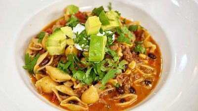 Image for story: Cooking with Chef Bryan - Taco Pasta