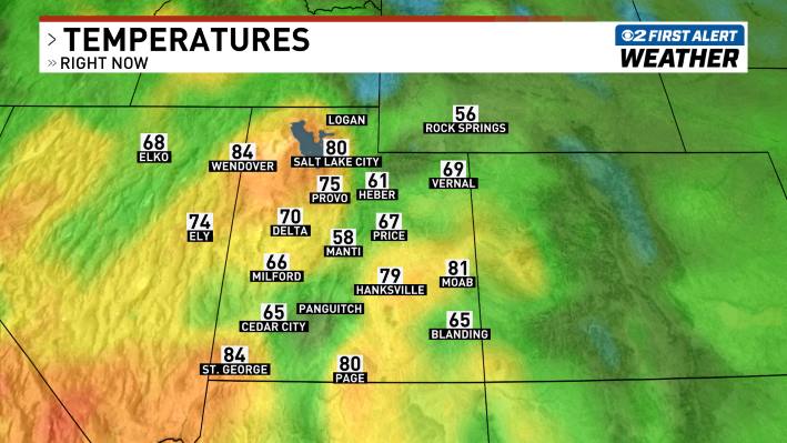 Image for story: Current Utah Temperatures