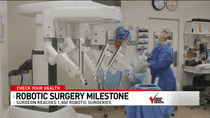 Image for story: Check Your Health- Surgeon Reaches Remarkable 1,000 Robotic Surgery Milestone