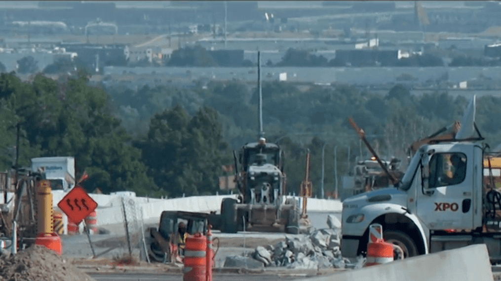 A traffic closure along Bangerter Highway mid-July will change traffic flow in the area for the next year. (Photo: KUTV)