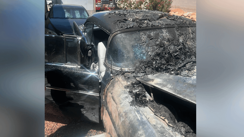 Crews respond to Hurricane vehicle, garage fire on June 8, 2024. (Photo: Hurricane Valley Fire & Rescue)