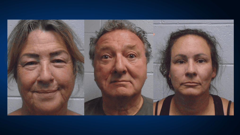 Left: Janis Miller, Middle: Gary Miller, Right: Tiffany Miller (Storey County Sheriff's Office){p}{/p}